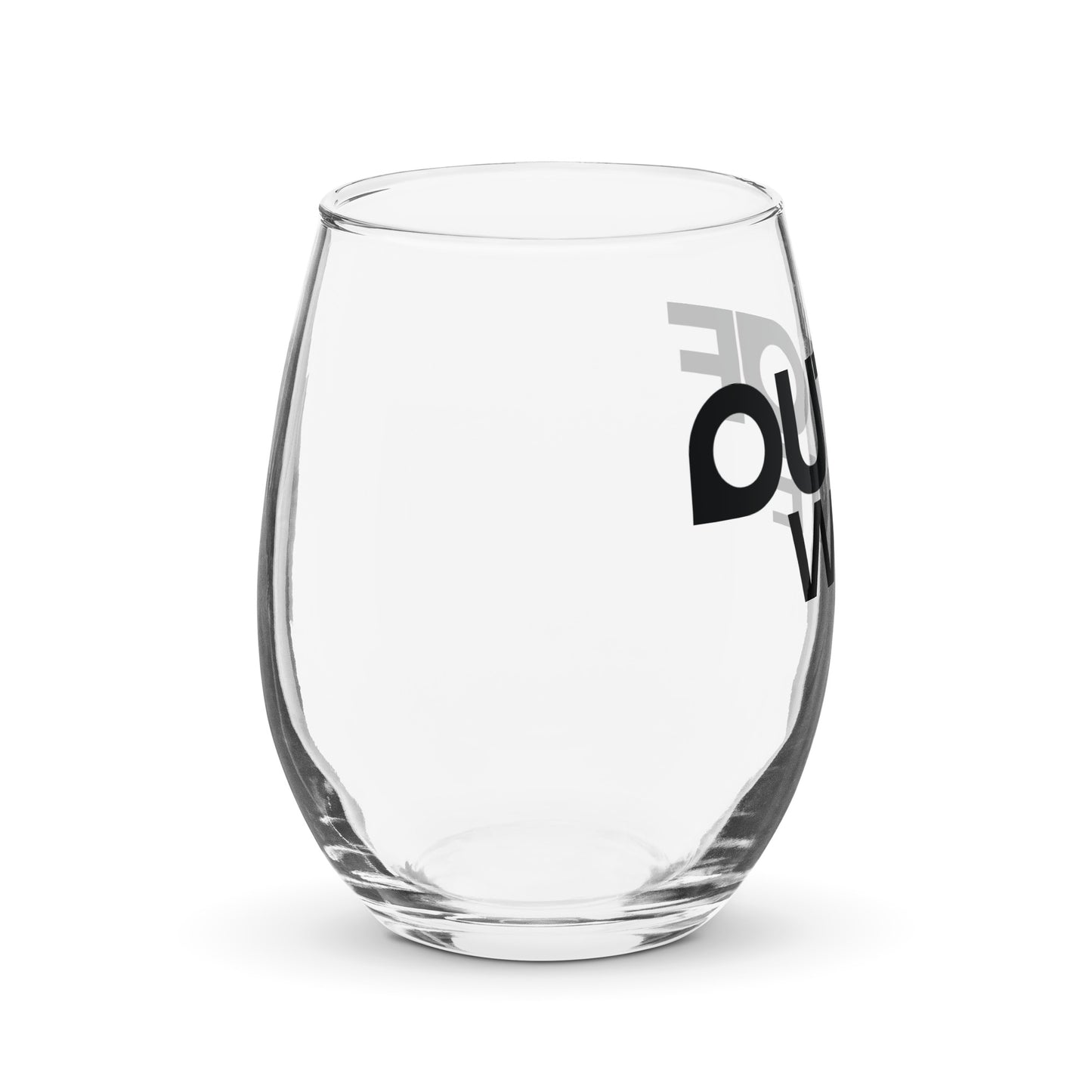 OUT OF WINE - 15oz Wine Glass